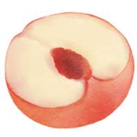 Pfirsich Früchte Aquarell png