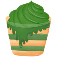 Green cake png. png