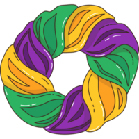 colorful king cake png