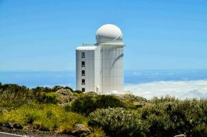 el observatorio a el parte superior de el montaña foto