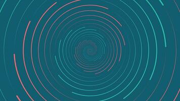 Abstarct spiral dotted spinning background in vortex style. vector