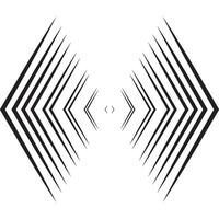 simple abstract vector black color geometric pattern art