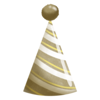 Party hat on transparent background, png