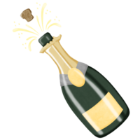 exploser Champagne bouteille png