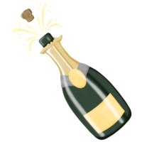 exploderande champagne flaska png