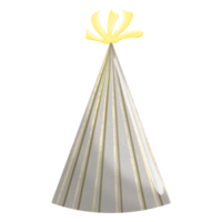 Party hat on transparent background, png