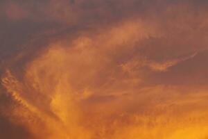 cloud at sunset photo