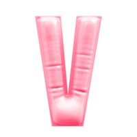 v font rosa 3d rendere png