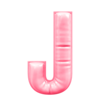 j font rosa 3d rendere png