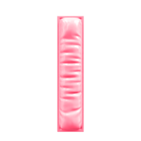 yo fuente rosado 3d hacer png