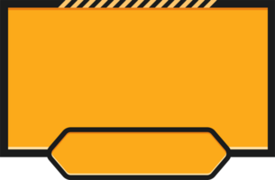 Industrial infographic template, warning label sign. png