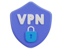 3d sécurise vpn réseau icône png