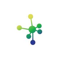 Molecule logo vector symbol template