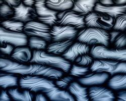 Abstract dark black water texture backdrop. Wavy fluid trendy modern background. photo