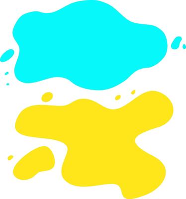 Set of vector hand-drawn neon background for text. Spot on white background. Isolated image. For banner and card