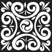 Black and white design vector