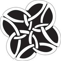 Celtic pattern and knots vector