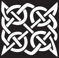 Celtic pattern and knot vector