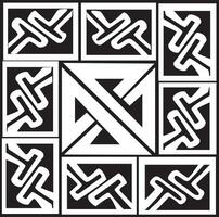 A vector illustration of a Celtic pattern and knot