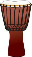 Djembe - tamtam percussion drum vector