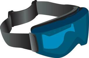 Tinted ski goggles vector