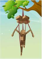 Wooden Puppet, illustration vector