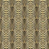 seamless pattern art deco background vector