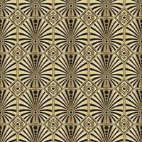 seamless pattern art deco background vector