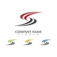 Business corporate S letter logo vector