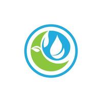 water drop Logo Template vector