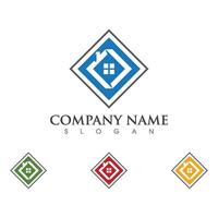 Property and Construction Logo design vector