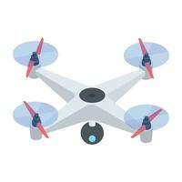 Drone Technology Isometric Icon vector