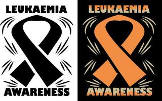 Leukemia awareness t shirt design vector