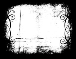 Grunge border vector texture background. Abstract frame overlay. Dirty and damaged backdrop.