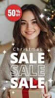 Christmas Sale Offer Instagram Story template