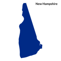 Nouveau Hampshire carte. Etats-Unis carte png