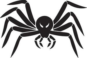 Spider vector silhouette illustration 7