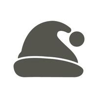 santa hat icon adobe X1 vector