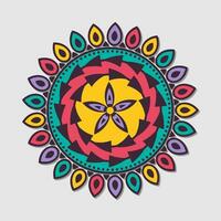 Indian mandala vector