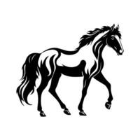 diseño de ilustración de vector de caballo