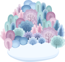 inverno fores. illustrazione png