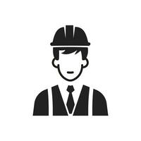 Construction engineer. Service Engineer Icon. Architect. Vector illustration