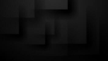 abstract black background with layered square composition vector