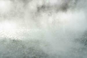 gravel texture floor with mist or fog. Light, dark and gray abstract gravel texture for display products photo