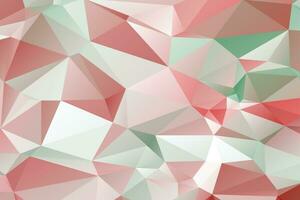 Low Poly Poster, Flyer, Banner Vector Background