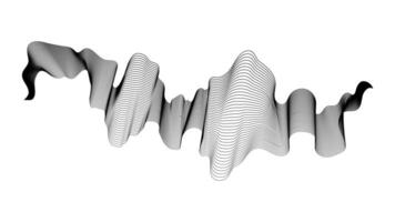 Abstract backdrop with wave gradient lines vector