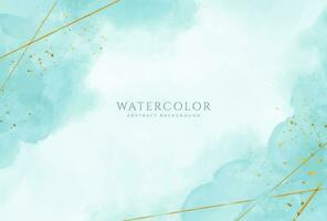 Abstract horizontal watercolor background. Neutral light colored empty space background illustration vector