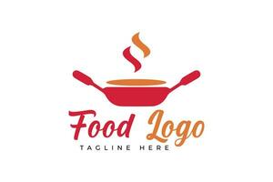 Modern restaurant logo design template. food logo vector