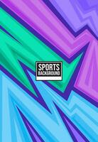 Racing sports colorful background for jersey design vector