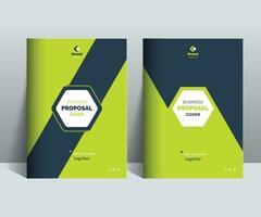 Corporate Business Proposal Cover Design template concepts vector